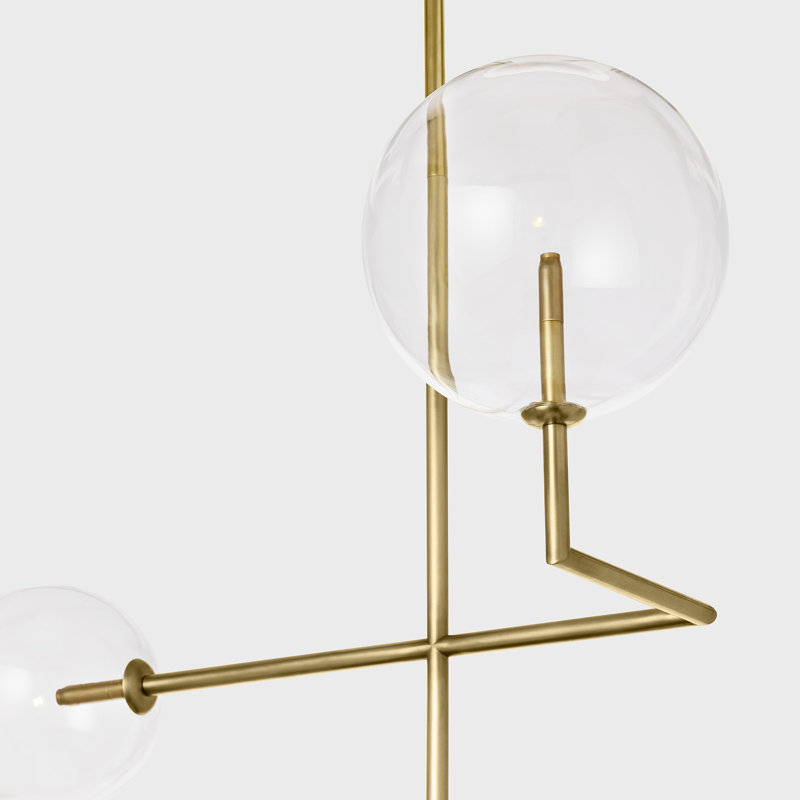 Linnea 6 - Light Metal LED Chandelier by AERIN