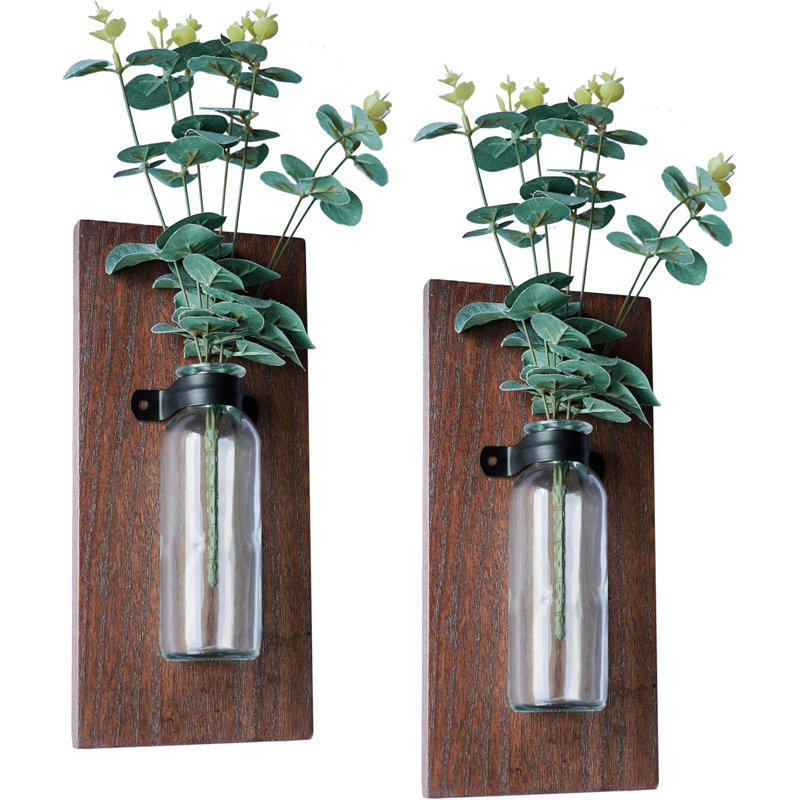 Apsana Wall Vase, Brown