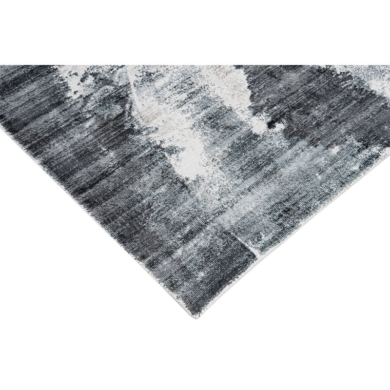 Hand Knotted Abstract Area Rug, Rectangle 8' x 10'