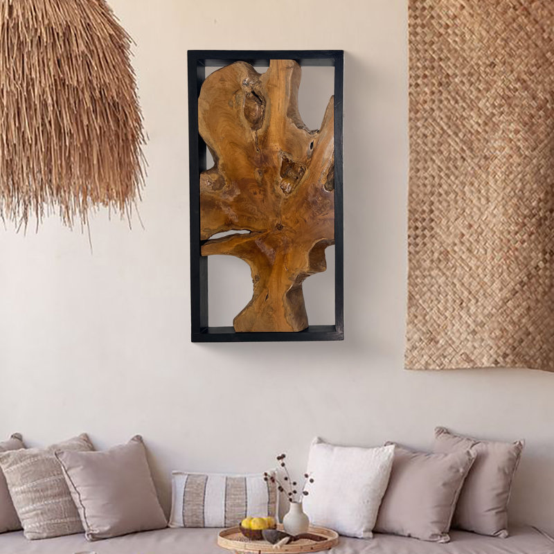 Handmade Wall Decor on Solid Wood