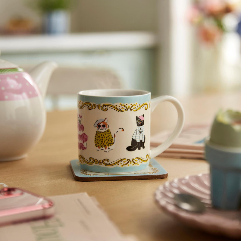 Cool Cats New Bone China Coffee Mug