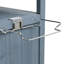 Chariot de cuisine à roulettes 40,5 "avec roues verrouillables, table de chariot de barbecue extérieure avec table d'appoint pliable, armoire de table de barbecue mobile avec abattant pour jardin, brun-331074803