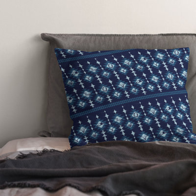 Paramount Yellowstone Blue Holiday Printed Throw Pillow