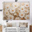 «White Daisy Fields Elegance V - Daisies», ensemble d'art sur toile-107756374-107756368
