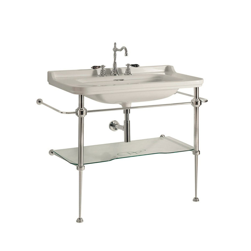 Waldorf 39.4'' L Bathroom Sink, Single Hole