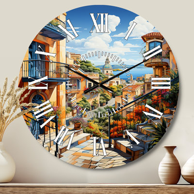 Horloge murale City City Popart I - Cityscapes
