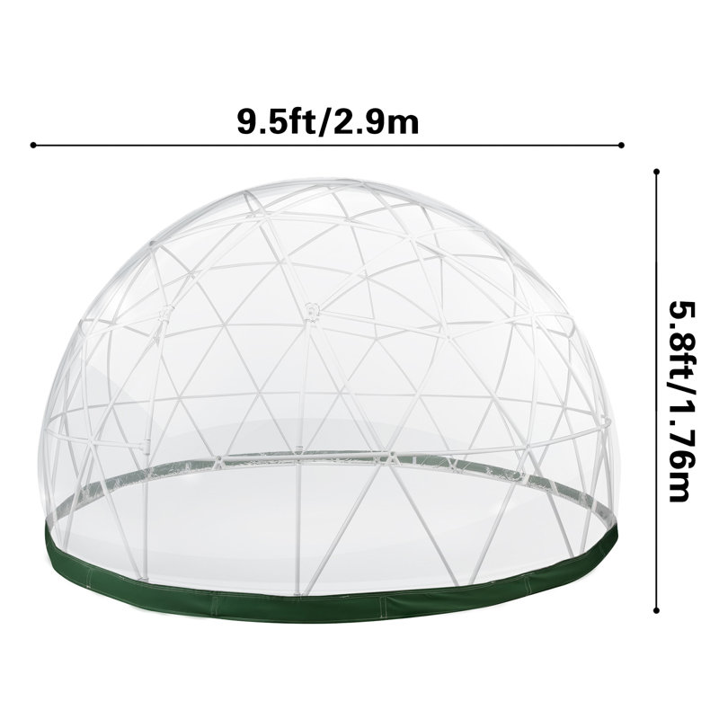 9.5' W x 9.5' D Hobby Greenhouse