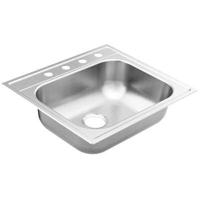 2000 Series 25" L x 22" W Drop-In Kitchen Sink