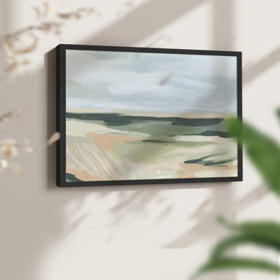 «Pastel Plains II», reproduction encadrée
