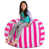 Canvas Stripes Pink and White