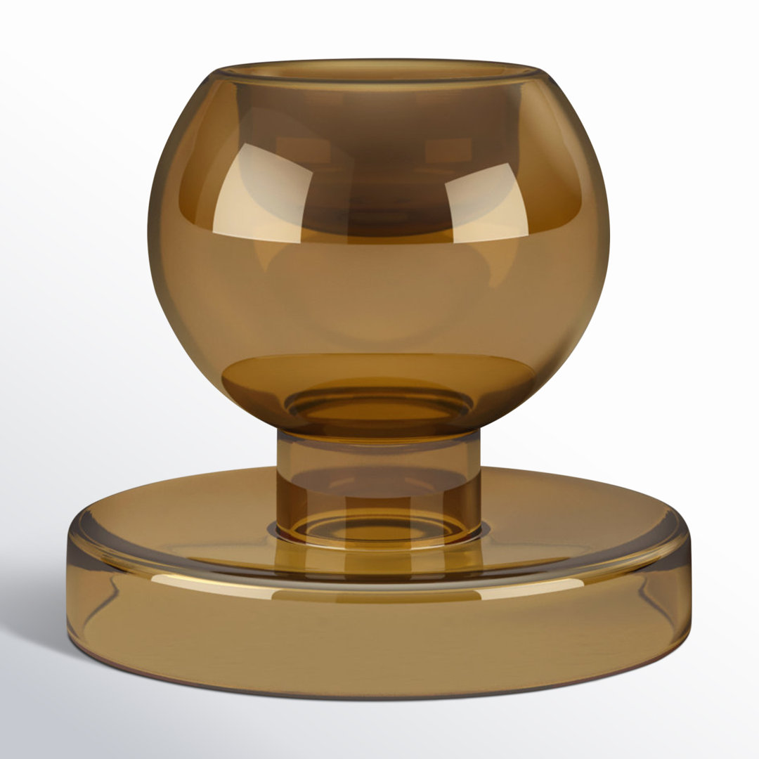 Geri 3.93" Glass Tabletop Tealight Holder AllModern 