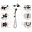 Efficient Compact Rain & Handheld Shower Combo for Bathroom