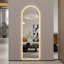 Aluminium Frame Arch Wall Mirror