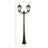 No Digging or Wiring Royal Bulb Double Head Solar Lamp Post (complete) Weathered Bronze