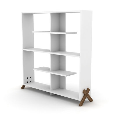 Étagère à dossier ouvert 6 tablettes Furnish Home Store Kipp