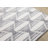 Jarrow White Gray Textured Modern Area Rug-1248174906