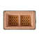 Fire Sense Yakatori Internal Grates Charcoal Chrome Cooking Grill Japanese Table - Large - Tan