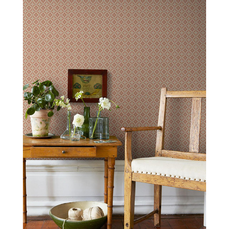 Boråstapeter Loka Wallpaper, Terracotta