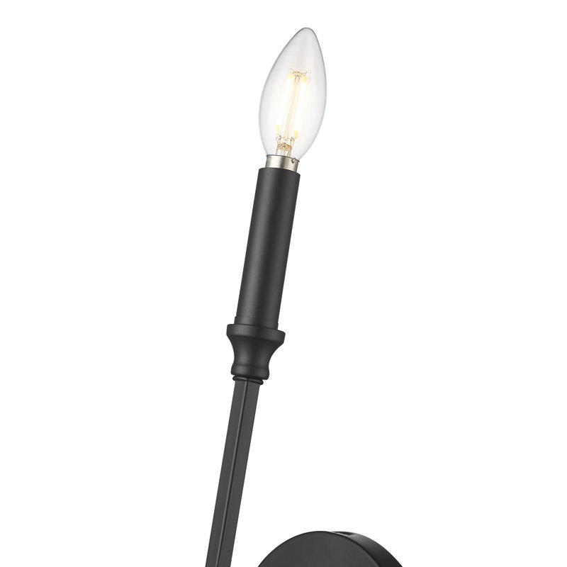 Azara 12" High 1-Light Wall Sconce - , Matte Black