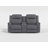Solida 75" Modern & Contemporary Polished Microfiber Double Reclining Loveseat with Center Storage Console, Contrast Piping & Integrated Cup Holders-1266311893