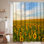 Rideau de douche avec 12 crochets Sunflowers