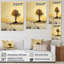 «Golden Hour Tree In The Countryside V», reproduction sur toile-369048723-369048731