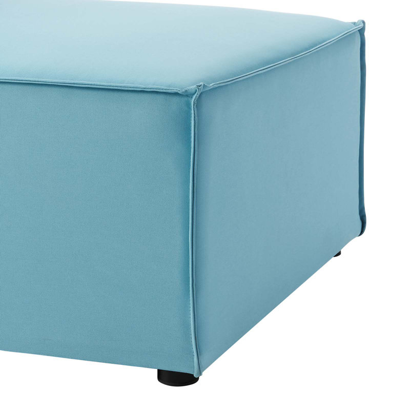 Canapé modulaire rembourré 3 pièces Saybrook, Turquoise