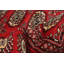 Tapis rouge foncé Malayka Peshawar Bokhara 3 pi 1 po x 4 pi 11 po