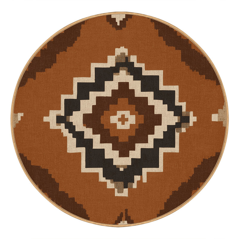 Cactus Bloom Rug, Round 6'