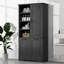 Armoire de rangement de salle de bain avec portes et tiroirs-1332851008