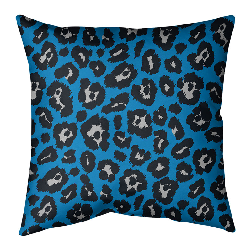 Housse et insert de coussin extérieur Fly, 16 po x 1 po, Bleu / noir / blanc
