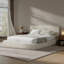 Structure de lit plateforme en chenille avec mousse de nuage, rembourrage en mousse de 5 pouces, sans sommier, facile à assembler-123276767-126016548