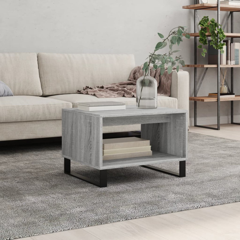 Azilynn Sled Coffee Table with Storage, Grey Sonoma