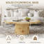 35,43 po Table basse en bois fritté, table basse, piédestal, table basse, table d'appoint moderne et luxueuse pour le salon