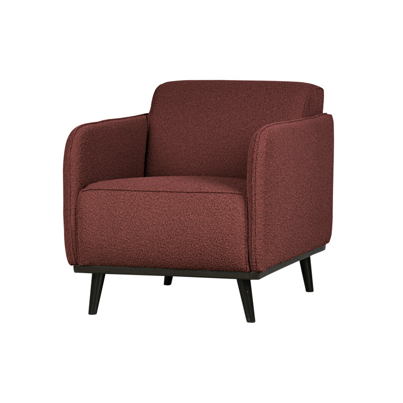 Velvet Armchair, Boucle Butter