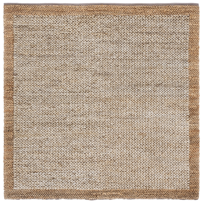 Tapis naturel en fibre naturelle 954, Carré 6 pi