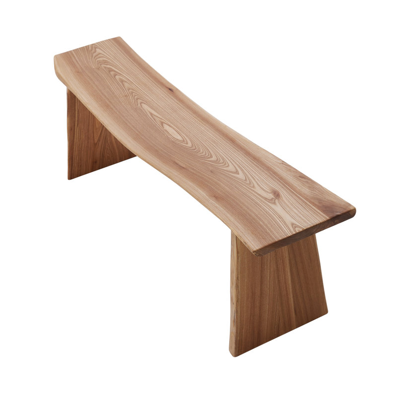 Ceyhan Solid Wood Bench Rustic Dining Bench