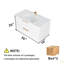 Meuble-lavabo 36 po sans lavabo