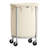 Round Laundry Cart with Steel Frame-105532888