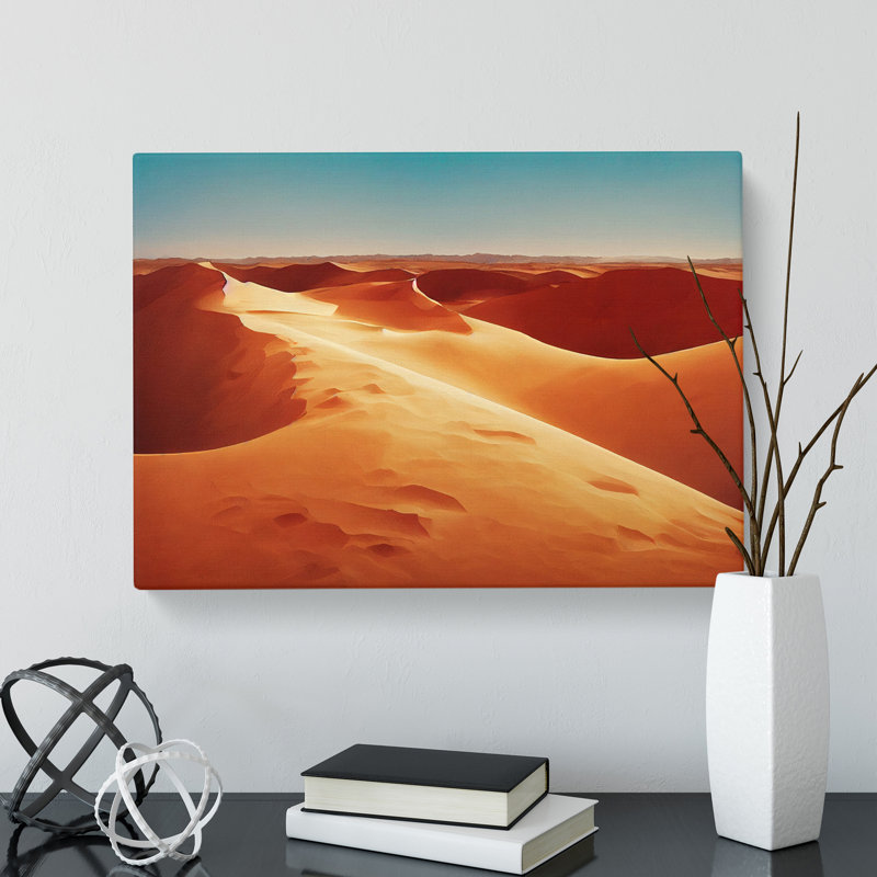 Placid Desert - Wrapped Canvas, 35cm H x 50cm W x 3cm D