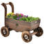 Jardinière en bois avec brouettes Anirduh