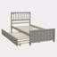 Lit plateforme simple avec lit gigogne-695590515