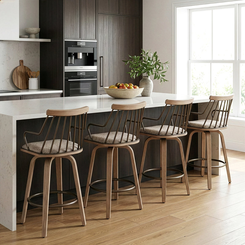 Tabouret Arainn, Tabouret de comptoir (siège d'une hauteur de 25 p