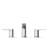 Kohler Hint Widespread Bathroom Faucet with Pop-Up Drain Assembly, 3 Hole 2-Handle Bathroom Sink Faucet, 1.2 gpm-85026385