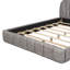 Lit plateforme tapissier en polyester épais