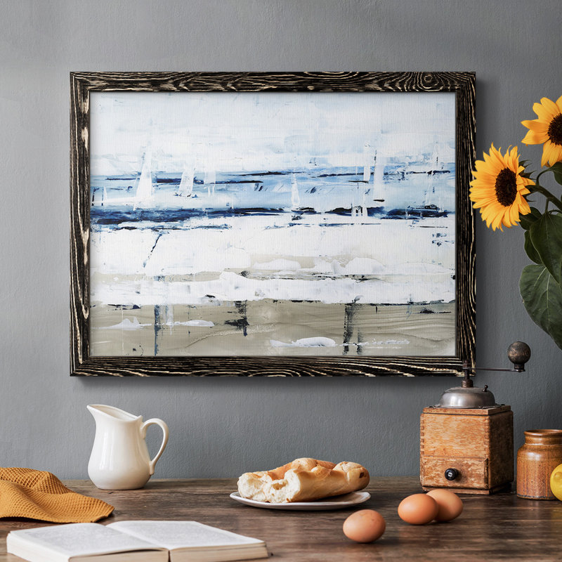 Sea Gaze II, reproduction d'art sur toile, Noir, H 22 po x l 32 po x P 1,5 po