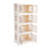 Collapsible Storage Bins With Lids & Wheels(4 Tier)