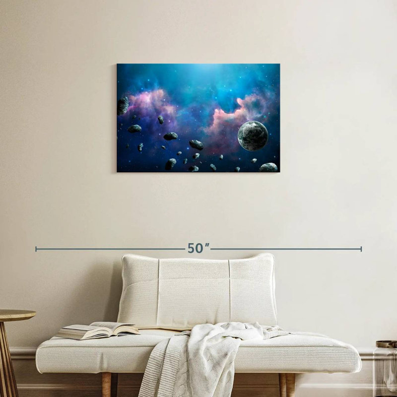Oberle Floating Asteroids, 20" H x 30" W