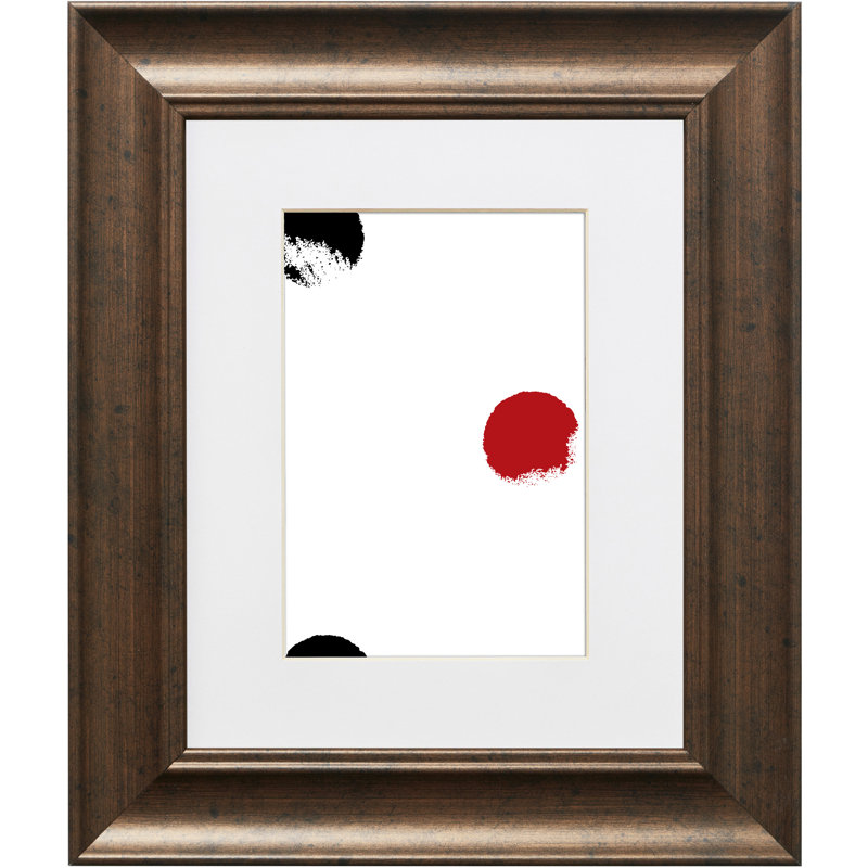 Cadre photo simple biseauté toxey, Cuivre rustique, 17 po x 22 po emmêlé à 13 po x 19 po