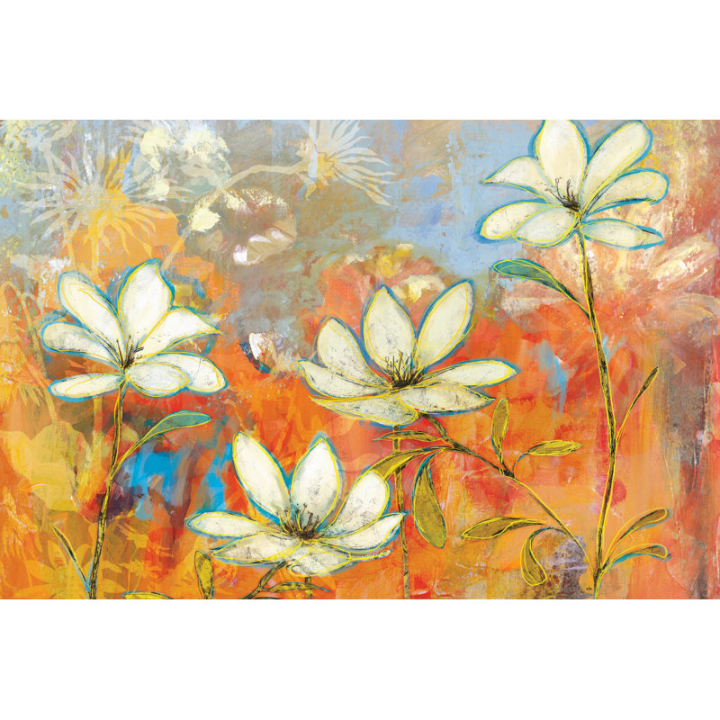 Intense Flower Fun 4 - Wrapped Canvas Art Prints, 81cm H x 122cm W